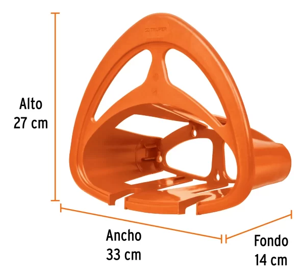 Soporte Manguera Jardin Pared Fijo Truper - Imagen 2