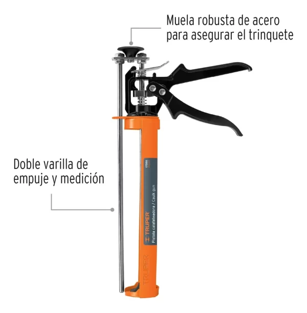 Pistola Calafatera Reforzada Truper - Imagen 2