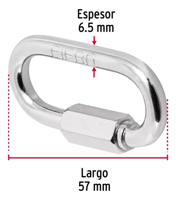Eslabón Rápido O Maillón Truper 1/4 - Imagen 3