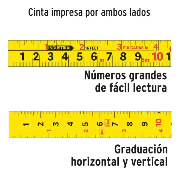 Huincha Medir 8mts X 1´ Truper - Imagen 6