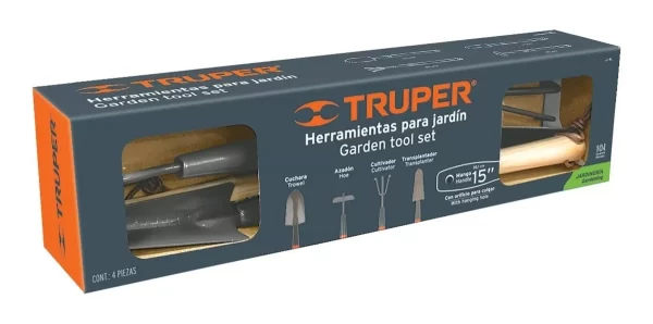 Herramientas Jardin Largas 4pcs Truper - Imagen 2