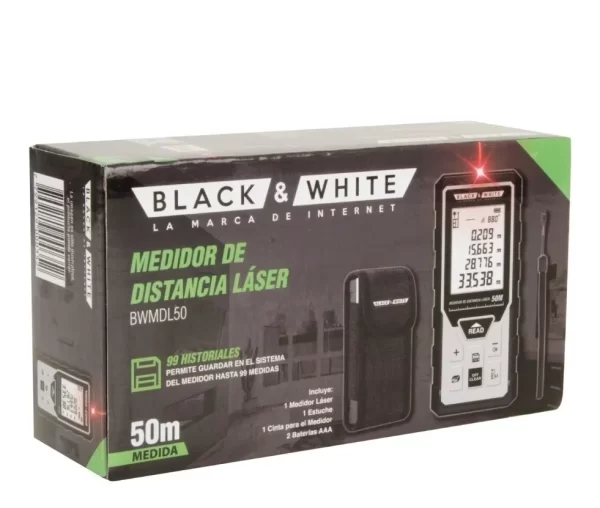 Medidor Distancia Laser 50 Metros Black%white - Imagen 10