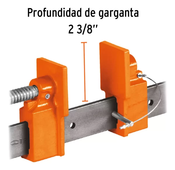 Prensa Sargento Carpintero 60cm Truper - Imagen 3