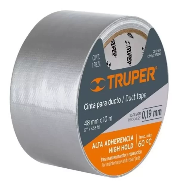 Duct Tape Cinta Americana Ductos 48mm X 50mt Truper Ferrenet