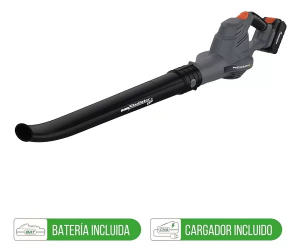 Soplador Hojas Jardin Inalambrico 18v Gladiator