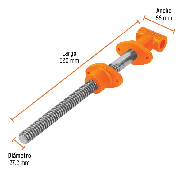 Prensa Carpintero Tornillo 40cm Truper - Imagen 3